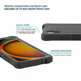 Mobile cover Mobilis 054016 Black Grey